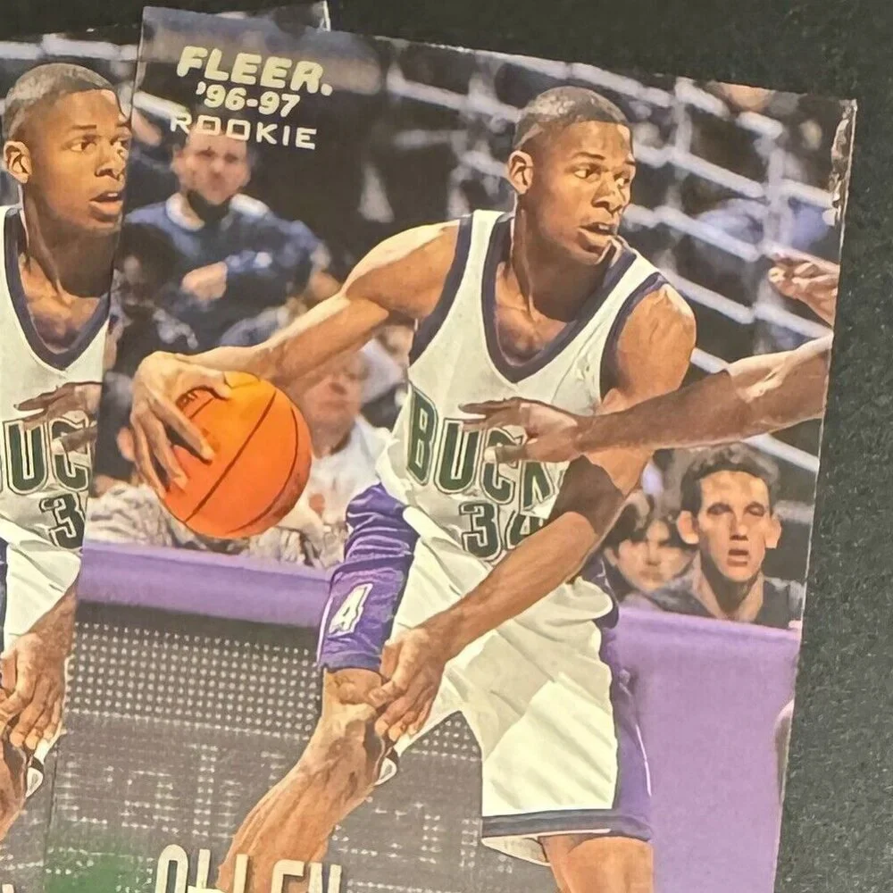 Ray Allen 1996-97 Fleer ROOKIE #212 Milwaukee Bucks